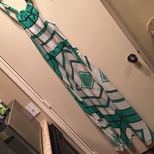 Like Eliza J scarf maxi dress